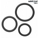 ADDICTED TOYS - LOT DE ANNEAUX EN SILICONE MODÃLE 2